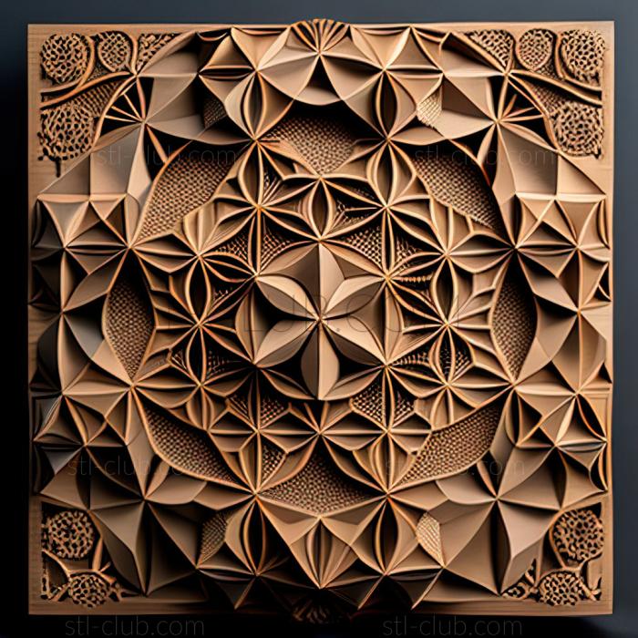 3D model st sacred geometry (STL)